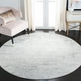 thumbnail image 3 of SAFAVIEH Brentwood Ainslee Abstract Area Rug, Ivory/Grey, 10' x 10' Round, 3 of 11
