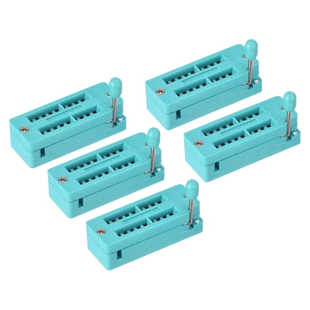 Unique Bargains Universel IC Test ZIF Socket 18 Broches 3.0mm Pitch Microcontrôleur, Puce, Breadboard, Programme IC'S, 5 Pack