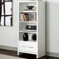 thumbnail image 4 of ClosetMaid 165100 Decorative Media Storage Tower Bookcase with Drawer, White, 4 of 5