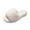 White, variant on Risckoth Women's Shaggy Faux Fur Slippers Open Toe Cozy Warm House Shoes