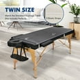thumbnail image 6 of Costway 71'' x 30'' Heated Mattress Pad Twin, Massage Table Warmer with 5 Heat Settings Gray, 6 of 10