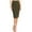 Olive, variant on Women's Solid Basic Casual Knee High Waist Stretch Bodycon Pencil Skirt