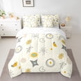 thumbnail image 2 of YST Kids Cartoon Atomic 7pcs Modern Mid Century Bedding Set, Twin Size Comforter Set, Geometric Polka Dots Room Decor, 2 of 4