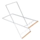 thumbnail image 5 of Soporte Para Bolsas, Resistente Y Duradero, De Metal, Plegable, Para Bolsas De Basura, Versátil, Ligero, Portátil, Con Mango De Madera De Goma Para Cocina, Despensa, Garaje,, 5 of 7