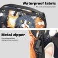 thumbnail image 4 of Cat Portable Oxford Cloth Waterproof Charger Case and Electronic Travel Case Organizer, Small Outdoor Storage Box for PC Case - 5.9x9.44x3.14 in., 4 of 6
