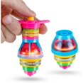 thumbnail image 5 of ZECATL Paquete de 15 peonzas LED con luz intermitente OVNI con giroscopio, juguetes novedosos a granel, recuerdos de fiesta oso de fresa Electrónica, 5 of 5