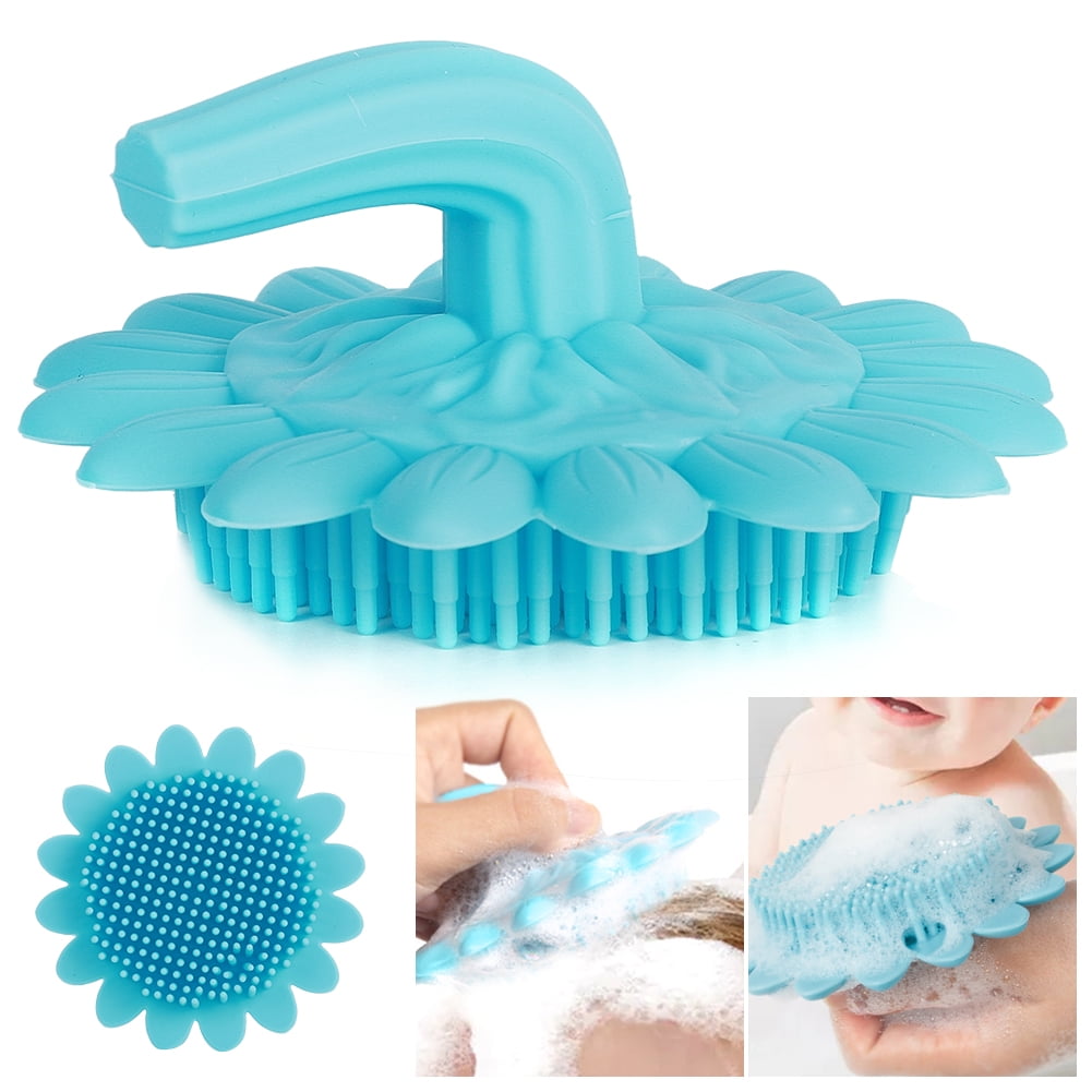 AMONIDA Baby Silicone Bath Brush,, Baby Bath Brush, Evenly Distributed