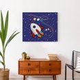 thumbnail image 4 of Creative Products ZOOM Space Ship 24x20 Canvas Wall Art, 4 of 5