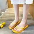 thumbnail image 2 of Facrlt Women Soft Non-slip Solid Color Slippers Beach Summer Outside Flip Flops, 2 of 7