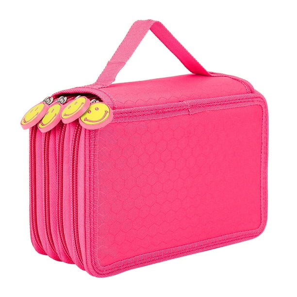 Estuche Para Lapices Showudesigns Estuche De Lápices Con Cremallera Grande Para Adolescentes, Monedero, Suministros Escolares, Color Negro Estuche De Lapices Mercado Libre