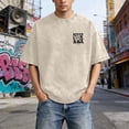 thumbnail image 6 of CONZONE Mens Vintage T-Shirts Short Sleeve Distressed T Shirts for Men Crew Neck Letter Graphic Y2K Streetwear Tee Tops, 6 of 8