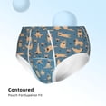 thumbnail image 3 of Pofeuu French Bulldog Yoga Print Boy's Briefs Toddler Boys' Underwear, Organic Cotton, Comfort Briefs-Medium, 3 of 7