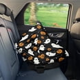 thumbnail image 7 of Renewold Halloween Ghost Pumpkin Star Stretchy Baby Car Seat Covers Carseat Canopy, Baby Breastfeeding Stroller High Chair Shopping Cart Cover, 7 of 7