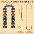 thumbnail image 2 of Alaiyaky 3 Pcs Mexican Graduation Stole Set Senior 2026 Graduation Honor Stole for Adult Unisex College Graduation's Day Grad Celebration, 2 of 8