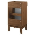 thumbnail image 5 of Vanity Cabinet (Sink not included), White Walnut, Wood, Mid Century Hotel Bedroom Bathroom, Modern Contemporary HB33492, 5 of 8