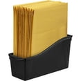thumbnail image 6 of Storex Set of 5 Large Plastic Book Bins with Wall Mount, Black, 6 of 10