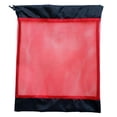 thumbnail image 4 of Bolsa de buceo Shamjiam Bolsa de malla resistente con cordón rojo, 4 of 8