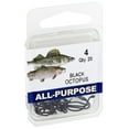 thumbnail image 3 of (5 pack) Eagle Claw ROCTW-4 Octopus Hook, Black, Size 4, 20 Pack, 3 of 6