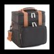 thumbnail image 4 of Bolsa de Almuerzo Cruzada, Bolso de Doble Capa con Capacidad, Bolsa de Almuerzo con Aislamiento TéRmico, PortáTil para Picnic Al Aire Libre, Negro, 4 of 10