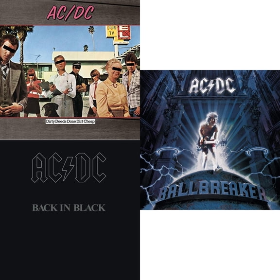 Dirty Deeds Done Dirt Cheap & Back In Black & Ballbreaker [CD Bundle]