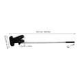 thumbnail image 2 of BESTYASH Adjustable Stainless Steel Handheld Sign Holder for Outdoor Display and Advertising Use, 2 of 8