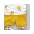 thumbnail image 3 of Fashionable Pineapple Print Short-sleeve Tee and Shorts Set for Baby and Toddler Boys, 3 of 4