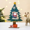 thumbnail image 6 of Gumesh Desktop Christmas Tree - 10-Inch Wooden Tabletop Decor with Natural Wood Grain, Mini Holiday Centerpiece for Home & Office, 6 of 6