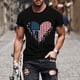 thumbnail image 1 of Tops para hombre, blusas y camisas de manga corta con cuello redondo para hombre, jersey informal de moda con estampado de cuello redondo para hombre, pantalones cortos deportivos para fitness, blusa, 1 of 5