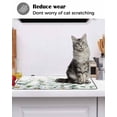 thumbnail image 6 of Large Induction Cooktop Protector Mat Spring Floral Stove Top Covers for Electric Stove, White Daisy Watercolor Leaves Pastoral Decorative Stove Burner Cover Mats, Glass Top Stove Cover, 6 of 7