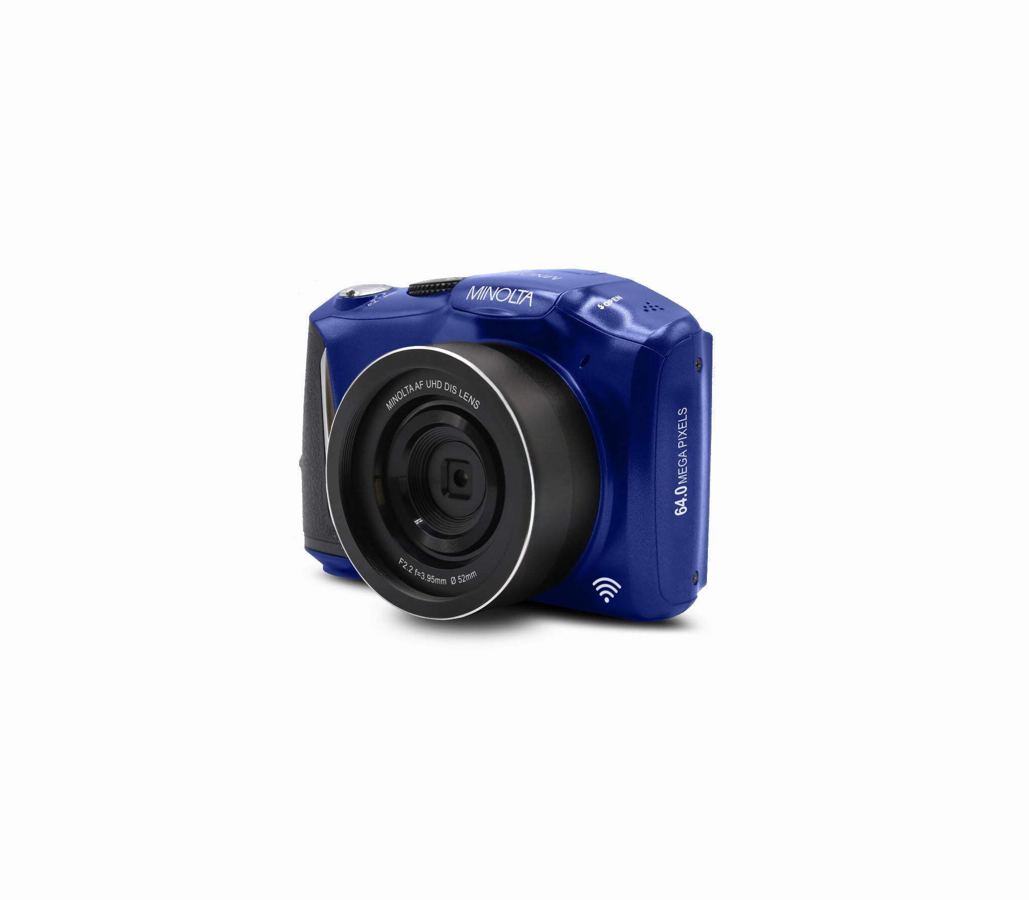 Minolta MND55-P 64 MP Autofocus & 4K Ultra HD Digital Camera with Wi-Fi - Purple