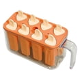 thumbnail image 3 of Ice Cube Tray 8 Cavity Ice Maker Tray Ice with Sticks Diy Ices Container Reusable Easy Release Freezer Tray for Homemade Desserts and Freezer Use Ice Mold Tray Freezer Ice Tray Easy Release Ice Molds, 3 of 9
