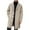 Khaki, variant on ZVNAΖH Mens Mid Long Wool Blend Trench Coat Slim Fit Winter Pea Coat Notched Lapel Single Breasted Business Overcoat with Pockets