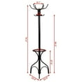 thumbnail image 3 of Costway Metal Coat Hat Rack Organizer Clothes Hanger Hooks Tree Stand Umbrella Holder, 3 of 9