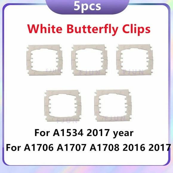 5pcs/Lot A1706 A1707 A1708 keys Keycaps Hinges Butterfly Clips For Macbook Pro Retina 13" 15" Keyboard Repair A~Z