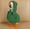 Green, variant on Magnetic Goose Statue with Interchangeable clothes Outfits - Tabletop Decor Accessory for Porch Display Key Holder Novelty Gift(Black)