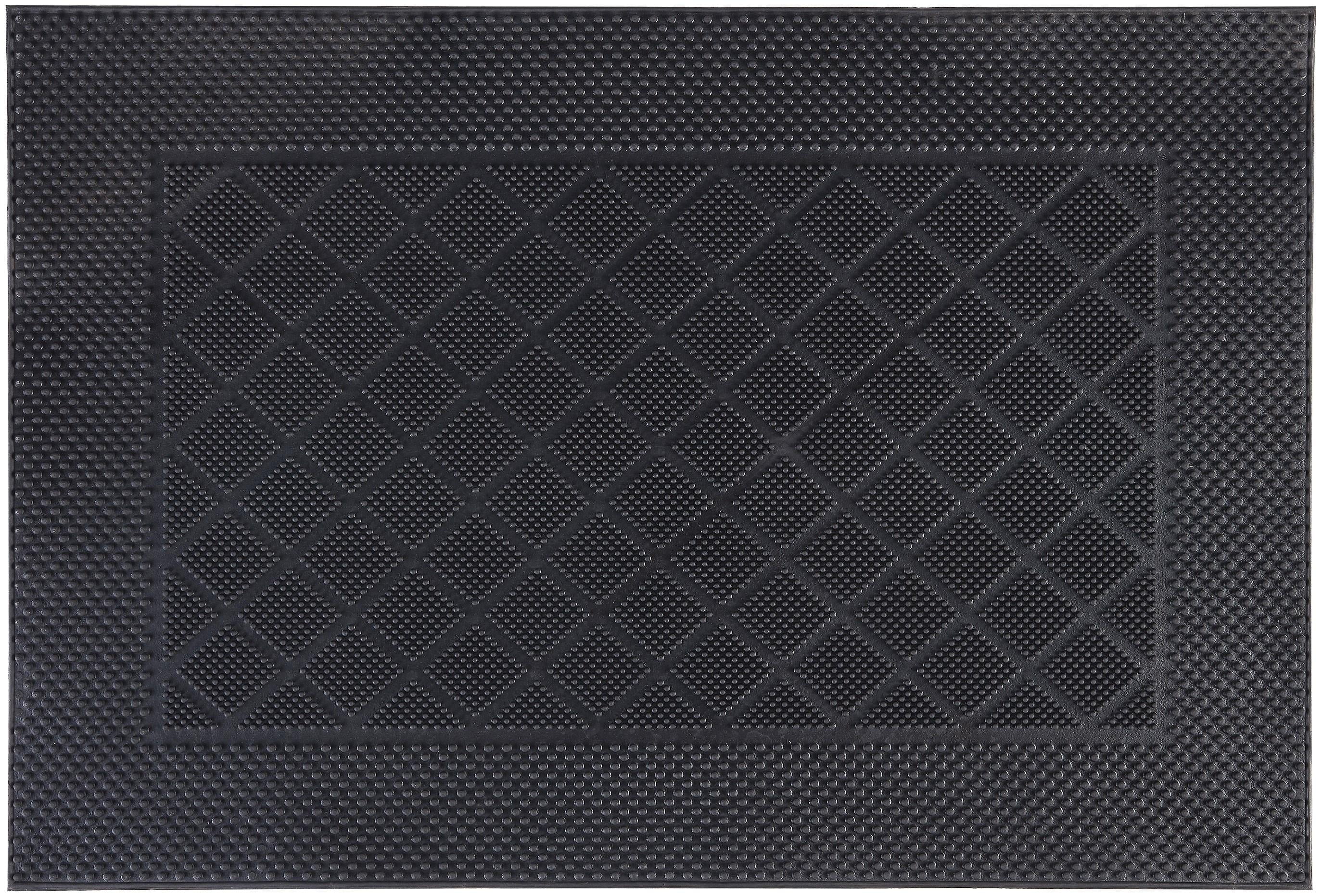 (2 pack) Mainstays Flexible Rubber Pin Doormat for Entryways