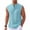 Light Blue, variant on SELONE Mens Tank Tops Summer Sleeveless Shirts Mock Neck Outfits Loose Buttons Vacation Clothes Light Blue L
