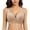 Beige, variant on Women's Wireless Bra With Seamless Smooth Comfort Wirefree T Shirt Bra Womens plus Size Bras Womens Comfort Workout Sports Bra Women Bras Wireless Full Coverage Tan Bra for Women Women S Sports Bras