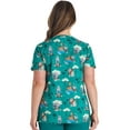 thumbnail image 5 of Cherokee Prints Scrubs Top For Women V-Neck Print CK651, 5 of 5
