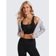 thumbnail image 3 of Top CRZ YOGA Butterluxe con escote redondo y espalda en U negro XS, 3 of 5