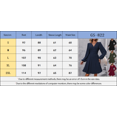 thumbnail image 4 of Women V-Neck Dot Jacquard Spring And Autumn Long-Sleeved A-Shaped Waist Puff Sleeve Dress, 4 of 5