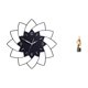 thumbnail image 1 of Reloj de pared acrílico con forma de flor, silencioso, decorativo para dormitorio, cafetería, estatua de arte abstracto, figura de resina, escultura d, 1 of 7
