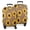 Beige Leopard Sunflower, variant on White Yellow Sunflower Pattern Luggage Cover Fashion Suitcase Cover Baggage Covers Fit 25-28 Inch Luggage (Go Travel)