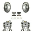 thumbnail image 1 of Transit Auto Rear Disc Brake Caliper Coated Rotors and Semi-Metallic Pads Kit for Car Hyundai Elantra Coupe KCG-100294S, 1 of 11