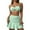 Green, variant on Bigersell Womens Tankinis Sets with Boy Shorts, Striped Print Two Piece Swimsuits, Soft Cut Padded Tankinis Bathing Suits Swimwear 2 Piece Bikini Sets White M
