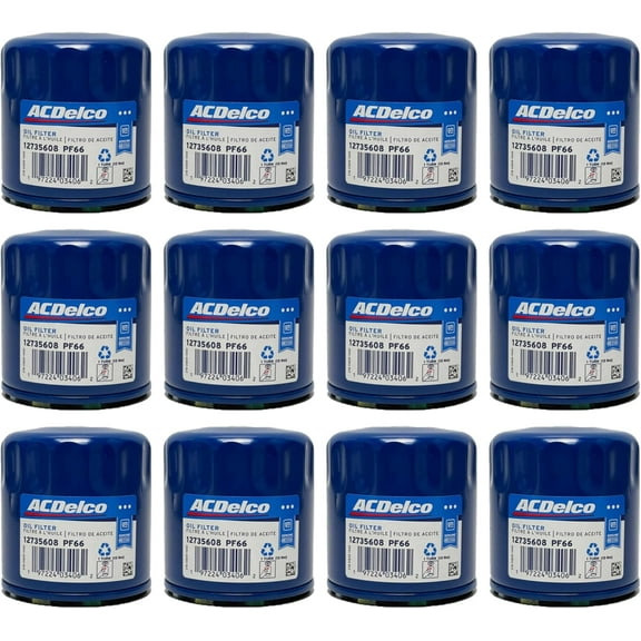 ACDelco GM PF66 (12735608) Original Equipment Engine Oil Filter (Case of 12)