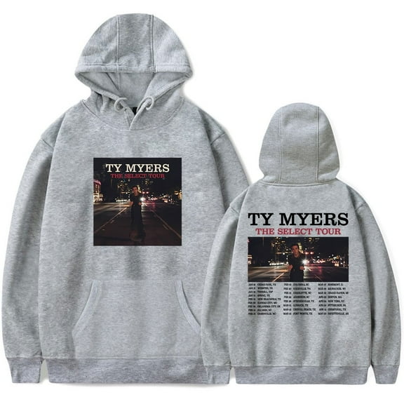 Ty Myers merch The Select Tour 2025 Hoodies Women Men Long Sleeve Casual Sweatshirt Fashion Streetwear