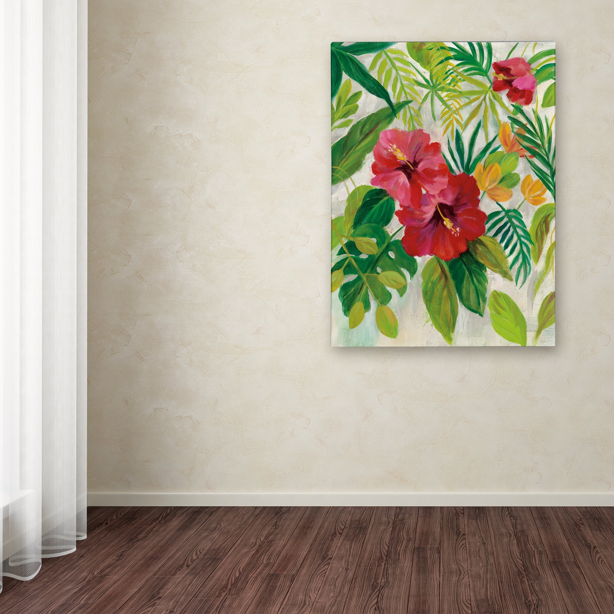 Silvia Vassileva 'Tropical Jewels I v2' Canvas Art