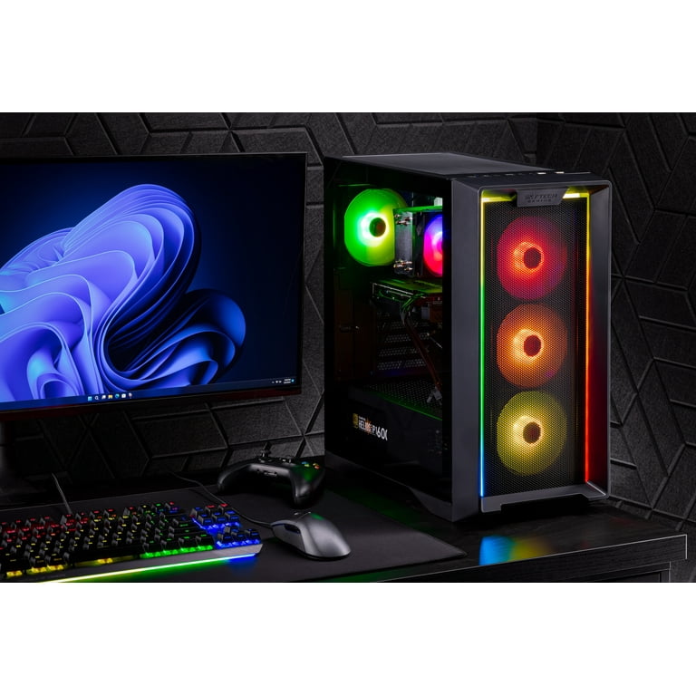 Skytech Nebula Prebuilt Gaming Tower, INTEL i5 12400F Skytech Nebula Prebuilt Gaming Tower, INTEL i5 12400F