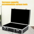 thumbnail image 4 of Tool Box Instrument Suitcase Safety Equipment Tool Box Portable Tool Storage Organizer With Handle Impact Resistant Compartments Black, 4 of 6